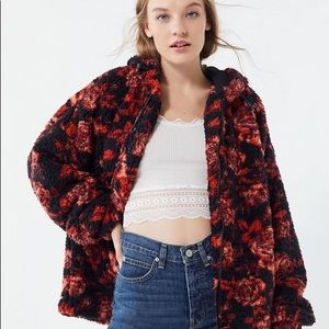 Urban Outfitters Hooded Teddy Jacket